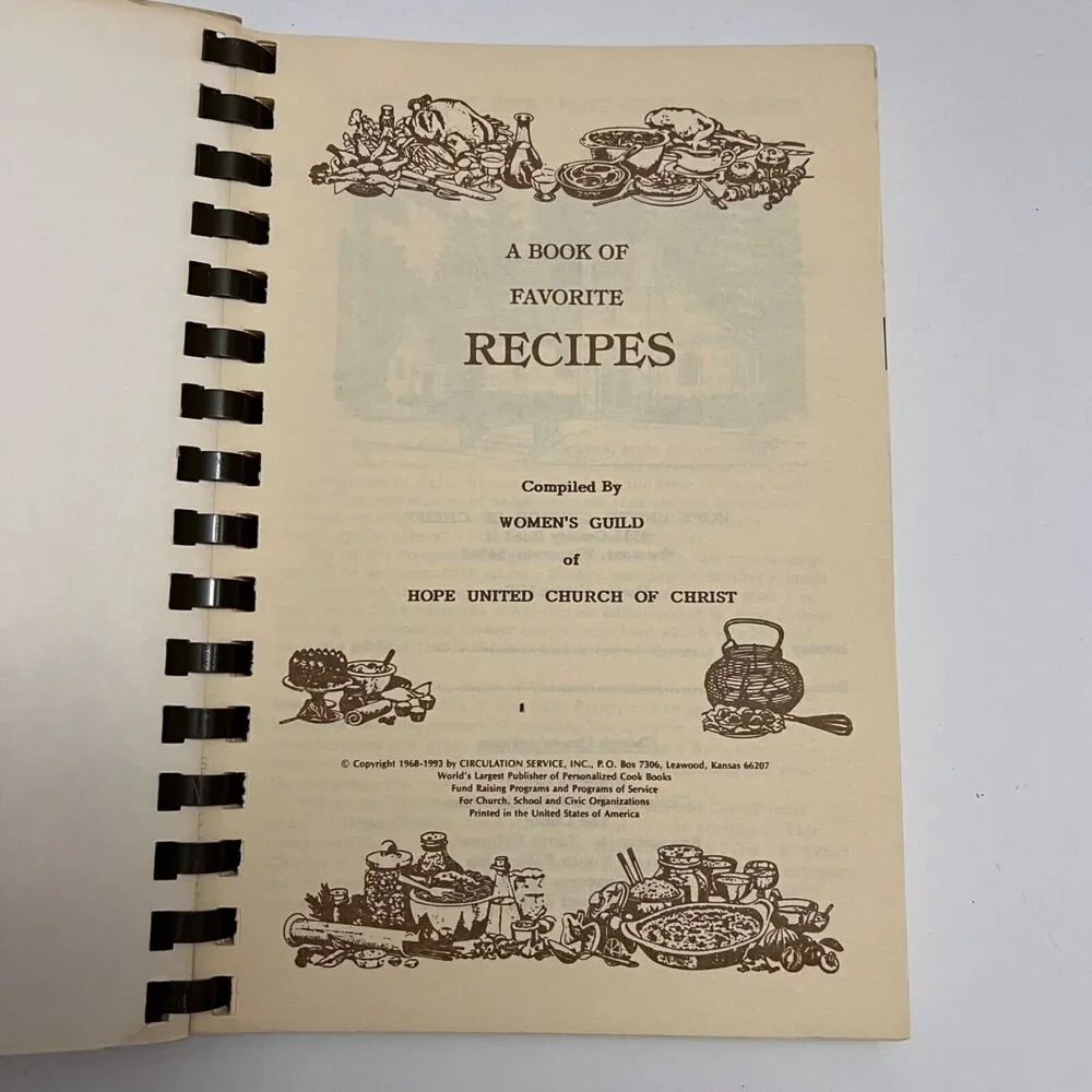 Vintage Cookbook The Good Cooks Cook Book Our Favorite Recipes Spiral Bound